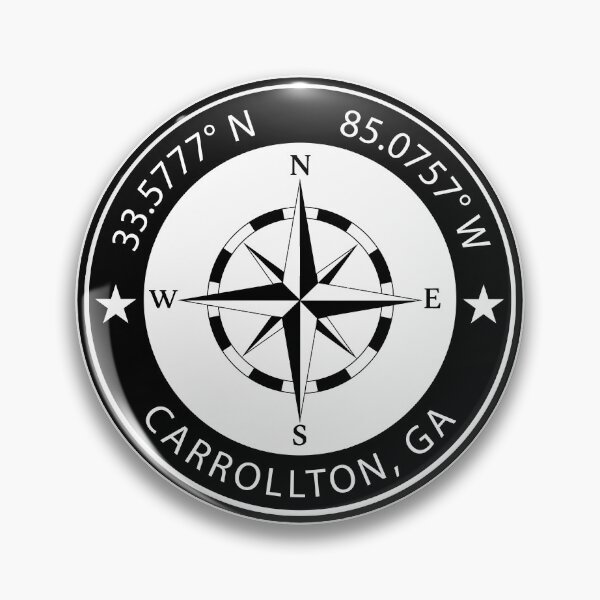 Item preview, Carrollton, Georgia Geographical Coordinates designed and sold by TeeOhGraphics.