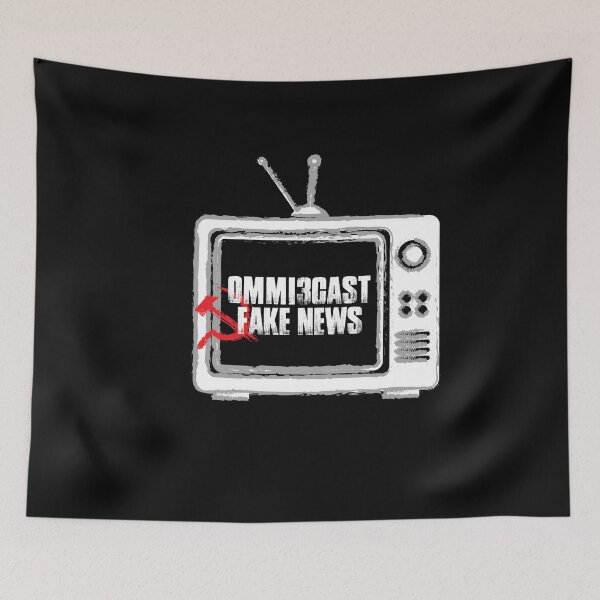 Item preview, Vintage Fake News Typography and television illustration  designed and sold by garniturex.