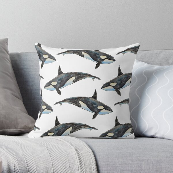 Orca Throw Pillow