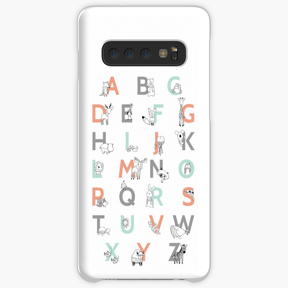 Animal Alphabet Case & Skin for Samsung Galaxy