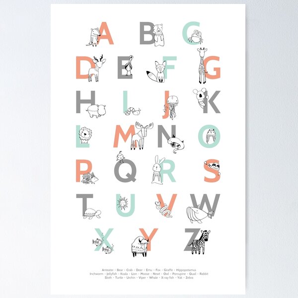 Item preview, Animal Alphabet designed and sold by Amy Hamilton.