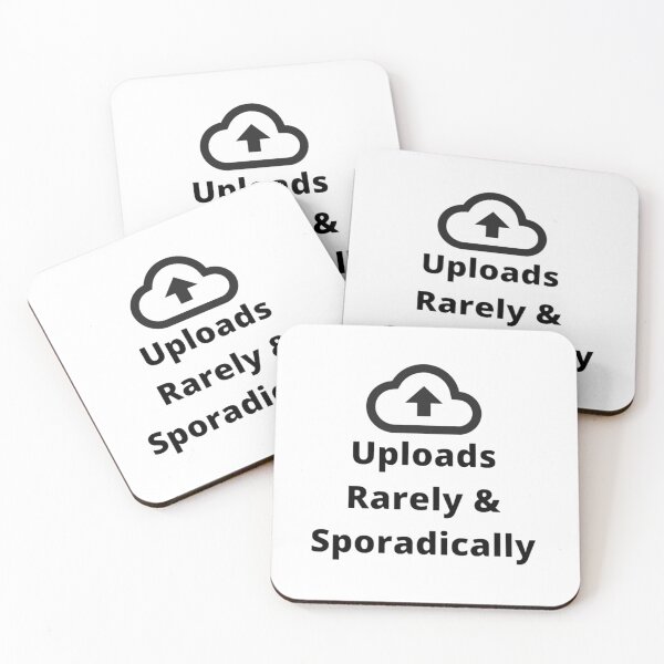 Item preview, Uploads Rarely & Sporadically Lazy Person's Social Media Humour designed and sold by H3designs.