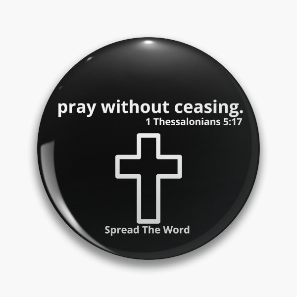 Item preview, Vintage Pray Without Ceasing Cool Typography  designed and sold by garniturex.