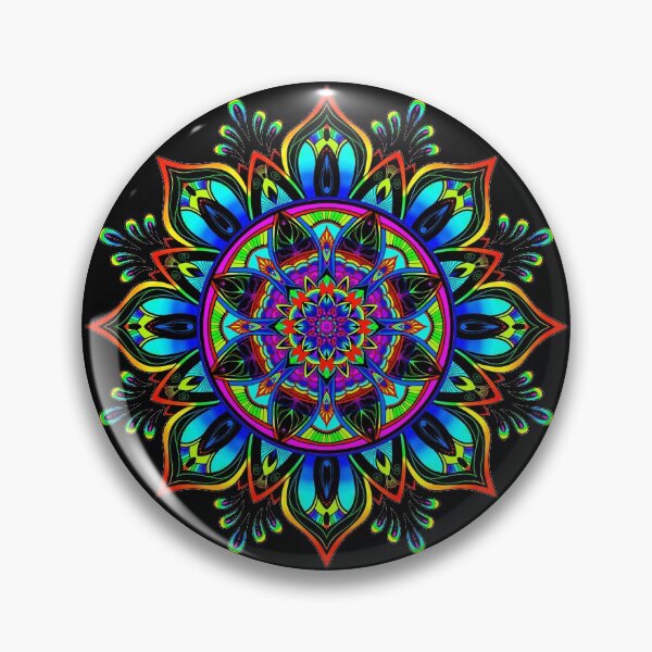 Item preview, Rainbow Scale Mandala designed and sold by PaleoPanthera.