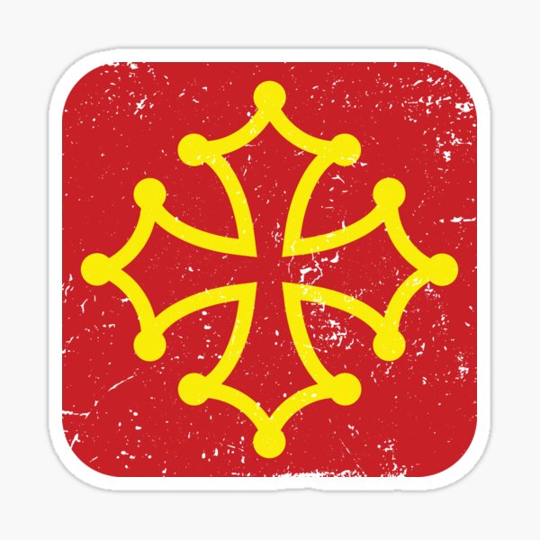 Artikel-Vorschau von Vintages okzitanisches Kreuz, designt und verkauft von REDPRINT Studio.