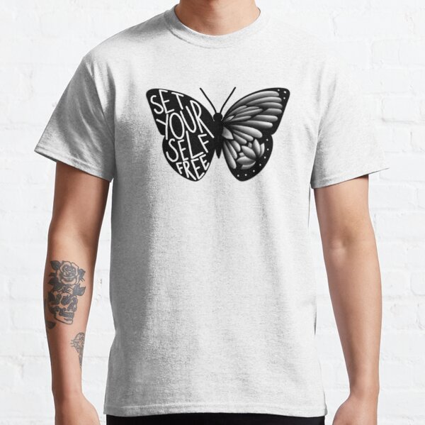 Set Yourself Free Butterfly Classic T-Shirt