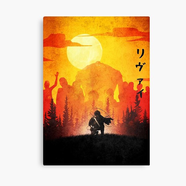 Attack On Titan Poster Painting outlet canvas