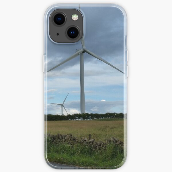 Wind Turbines in a Field iPhone Soft Case