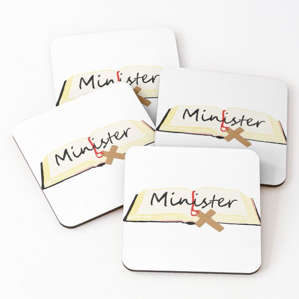 Item preview, Minister Sticker  designed and sold by DaffysArt.