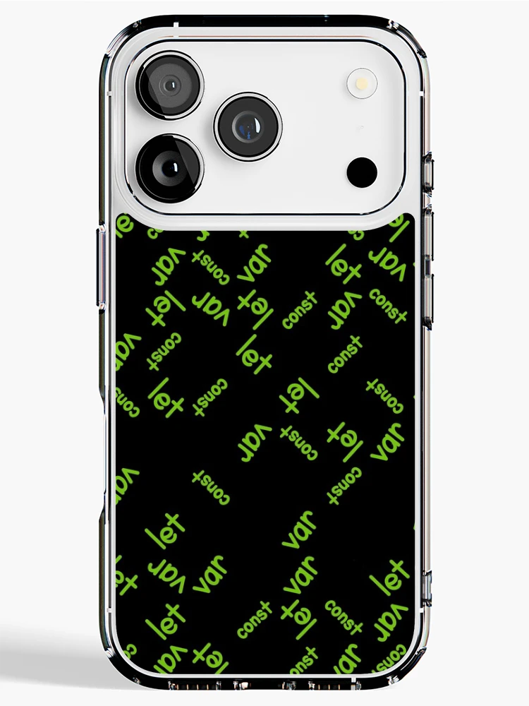 Thumbnail 1 of 5, iPhone Case, JavaScript Matrix designed and sold by TheCodePixi.