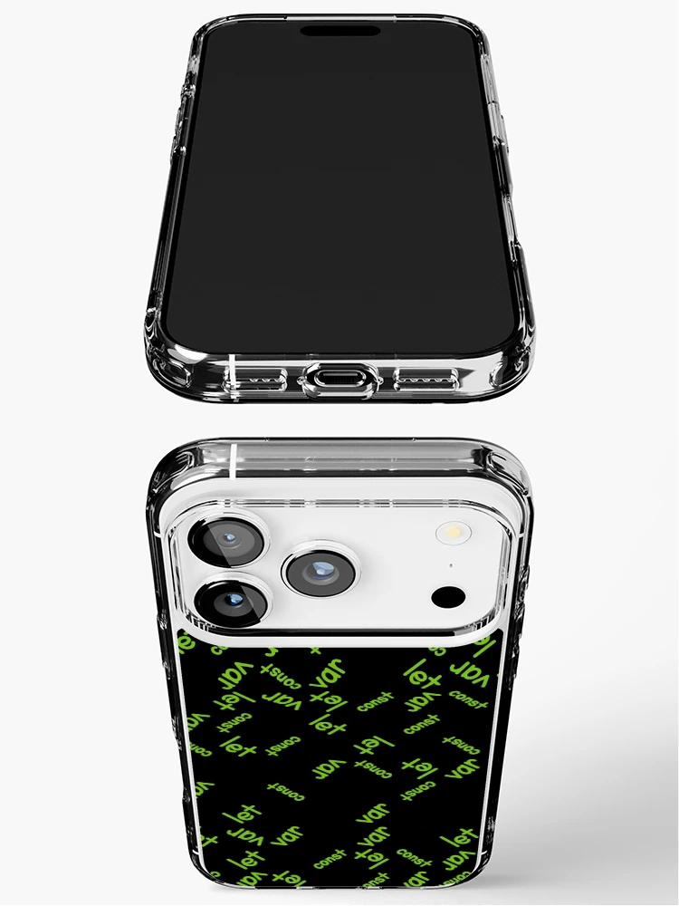 Thumbnail 3 of 5, iPhone Case, JavaScript Matrix designed and sold by TheCodePixi.