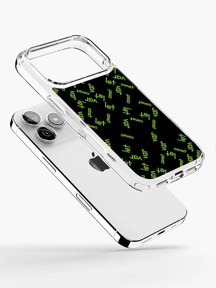Thumbnail 2 of 5, iPhone Case, JavaScript Matrix designed and sold by TheCodePixi.