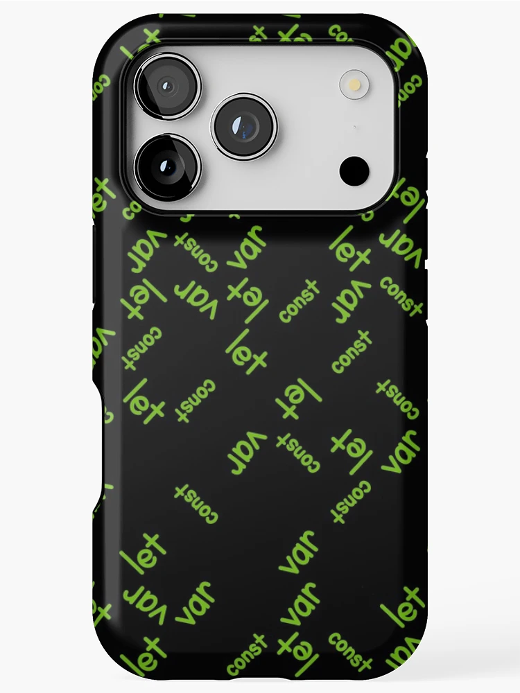 Thumbnail 1 of 4, iPhone Case, JavaScript Matrix designed and sold by TheCodePixi.
