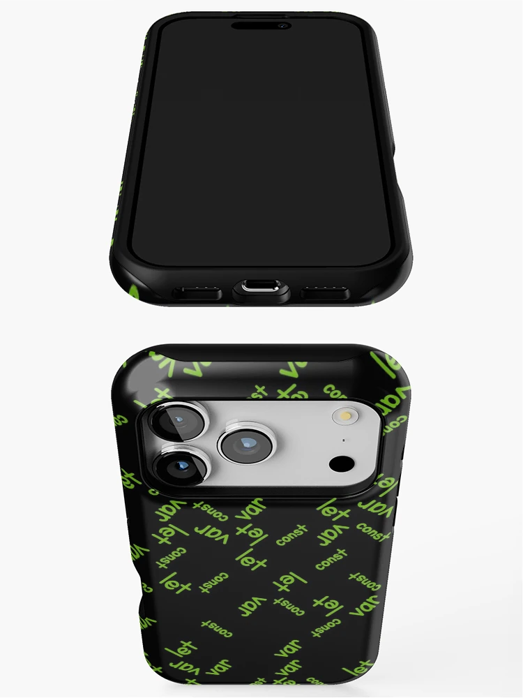 Thumbnail 3 of 4, iPhone Case, JavaScript Matrix designed and sold by TheCodePixi.