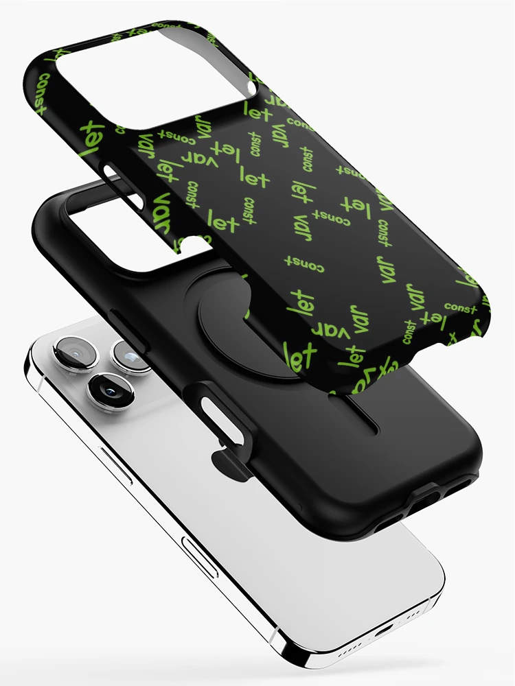 Thumbnail 2 of 4, iPhone Case, JavaScript Matrix designed and sold by TheCodePixi.
