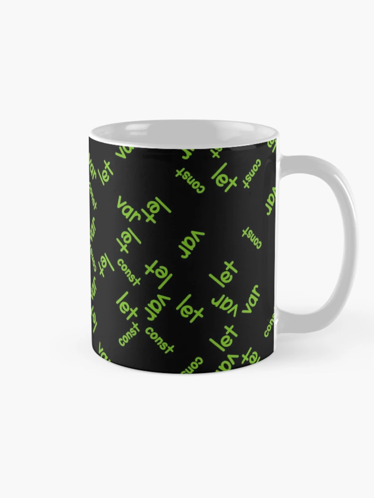Thumbnail 3 of 6, Coffee Mug, JavaScript Matrix designed and sold by TheCodePixi.