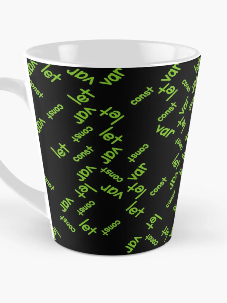 Thumbnail 3 of 4, Coffee Mug, JavaScript Matrix designed and sold by TheCodePixi.