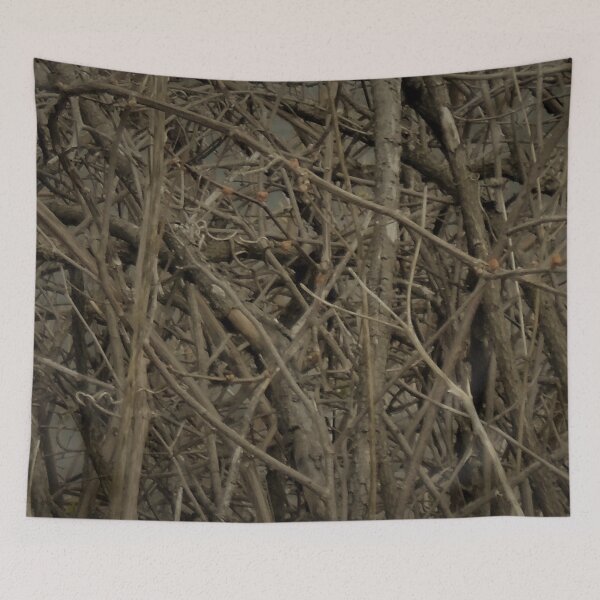 Item preview, Tree Branches Mass Photo Fabric Pattern Horizontal Brown Tint designed and sold by H3designs.