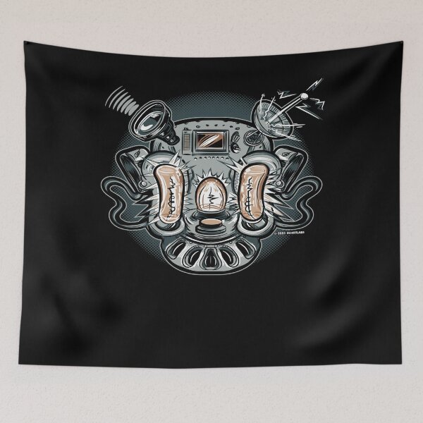 Item preview, Domo Robo Retro Robot by eShirtLabs designed and sold by eShirtLabs.