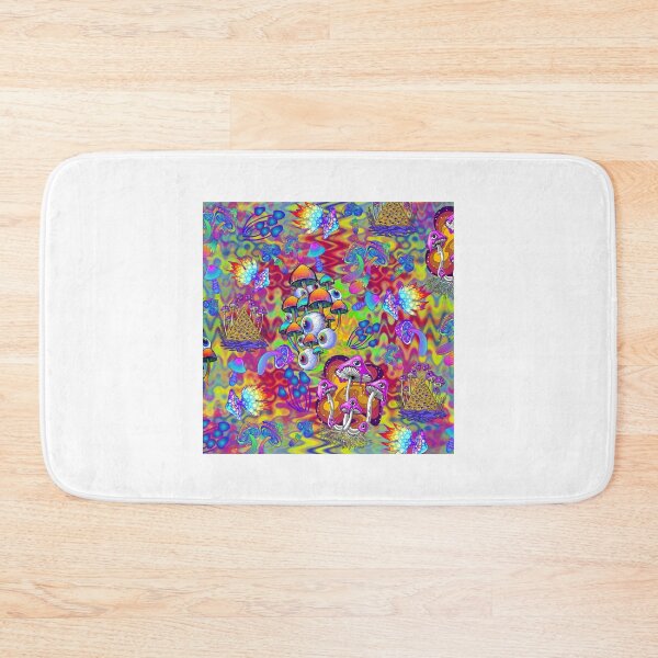 Item preview, Mushroom Psychedelic Art Magic Mushroom Trippy Hippie Summer Vacation Hawaii Sets designed and sold by NzzRiza.