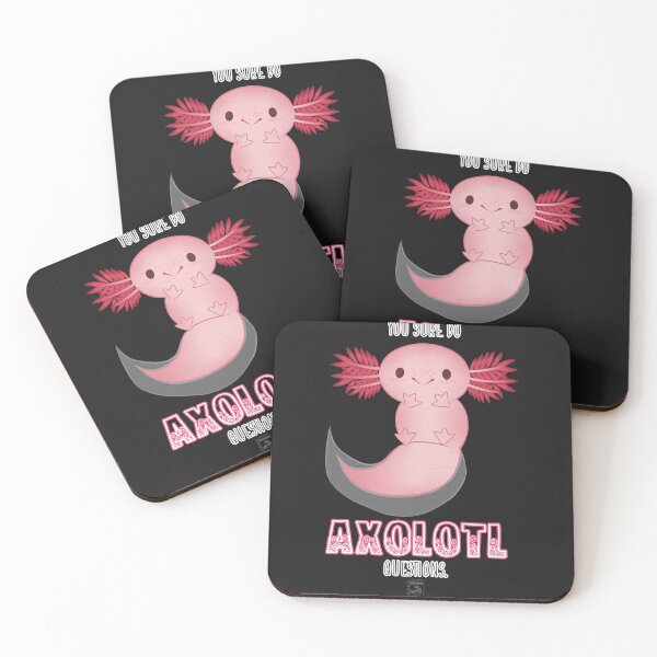 Item preview, You Sure Do Axolotl Questions. [Altered Font Colour!] designed and sold by SketchbookGeek.