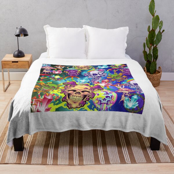 Item preview, Mushroom Skull Trippy Hawaiian Shirt, All Over Print, T-SHirt 3D, Skull 3d T-shirt. For men designed and sold by NzzRiza.