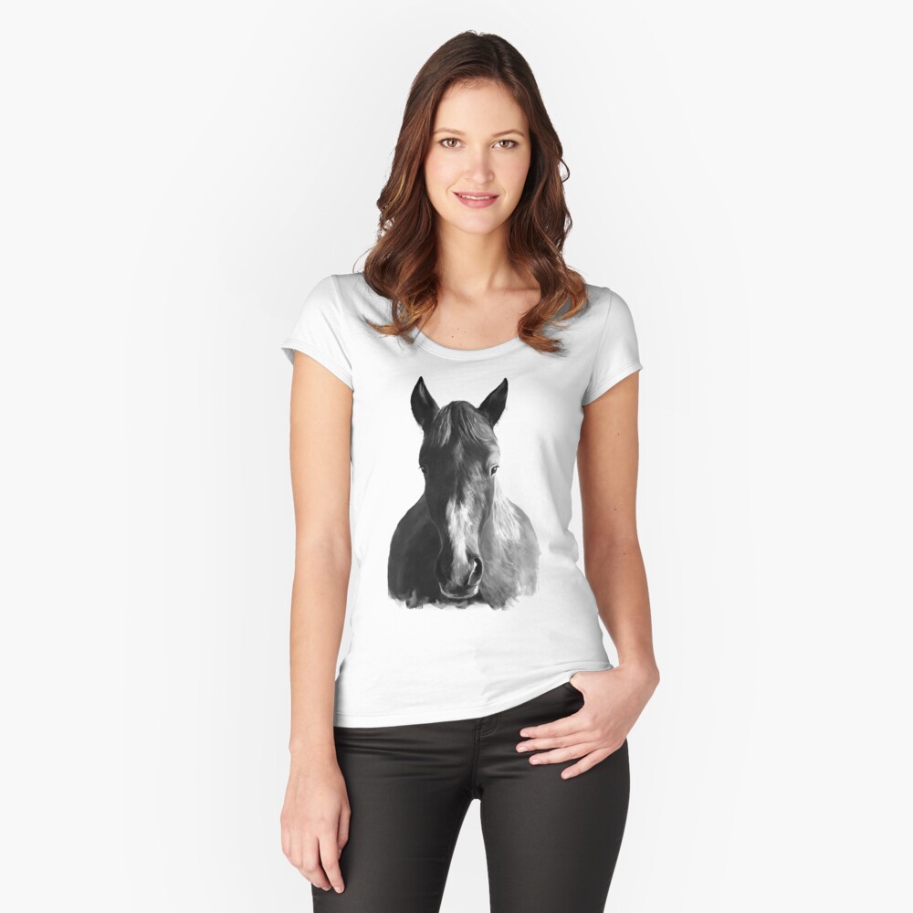 Item preview, Fitted Scoop T-Shirt designed and sold by AmyHamilton.