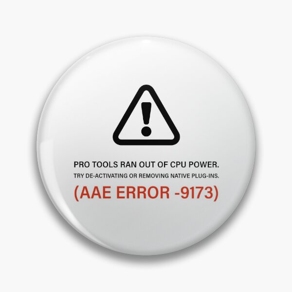 Item preview, Pro Tools Error designed and sold by Jimmy DeRosa.