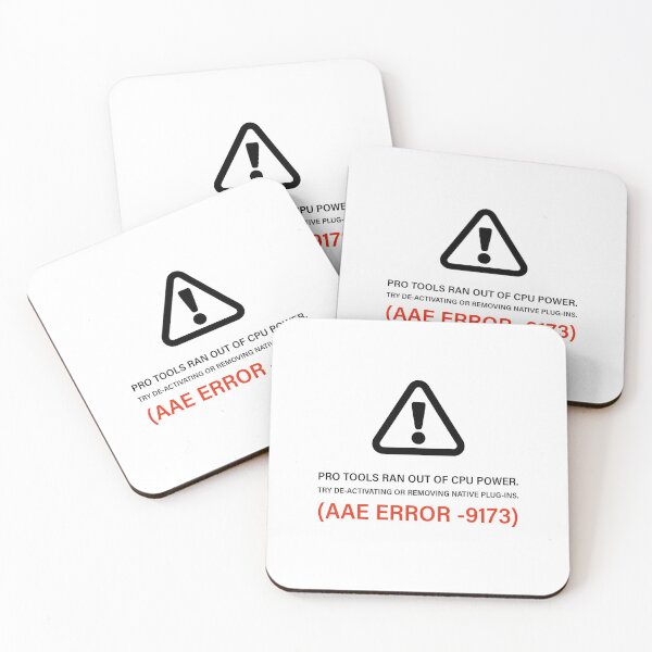 Item preview, Pro Tools Error designed and sold by Jimmy DeRosa.