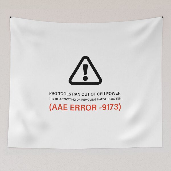 Item preview, Pro Tools Error designed and sold by Jimmy DeRosa.