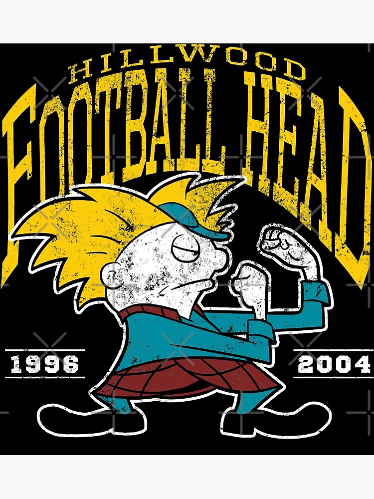 "Football head Hey! Arnold kids cartoon classic" Poster for Sale by
