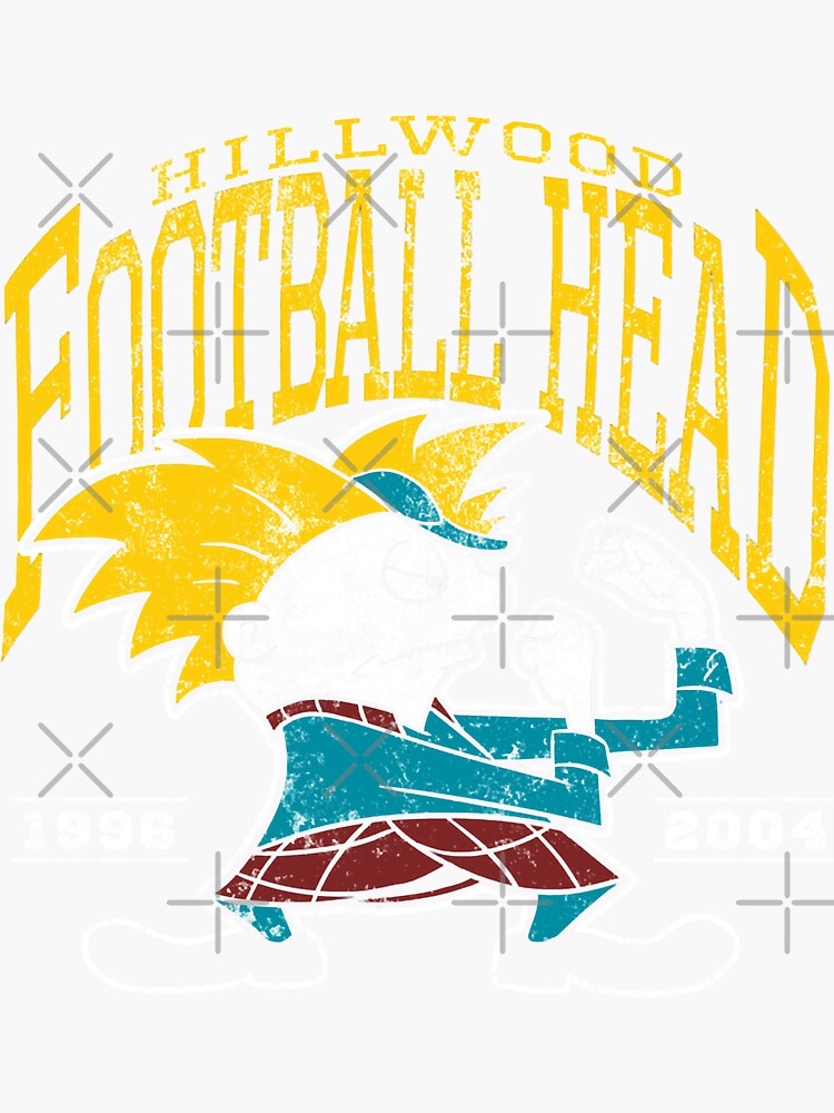 "Football head Hey! Arnold kids cartoon classic" Sticker for Sale by