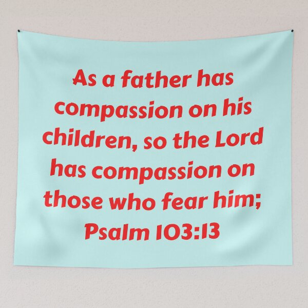 Item preview, Bible Verse Psalm 103:13 designed and sold by Prayingwarrior.