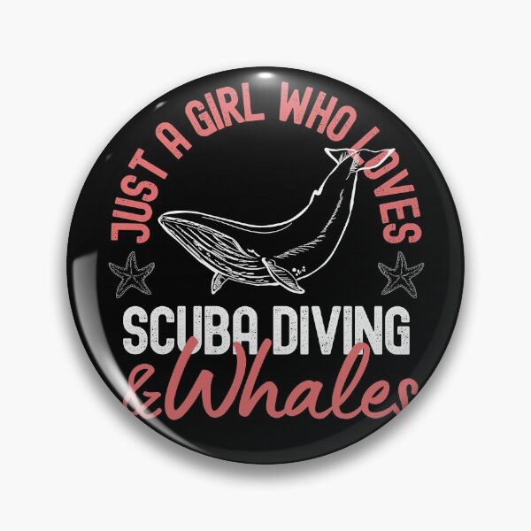 Item preview, Just A Girl Who Loves Scuba Diving And Whales designed and sold by StudioAquaLumos.