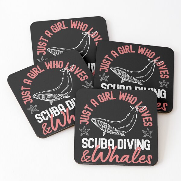 Item preview, Just A Girl Who Loves Scuba Diving And Whales designed and sold by StudioAquaLumos.