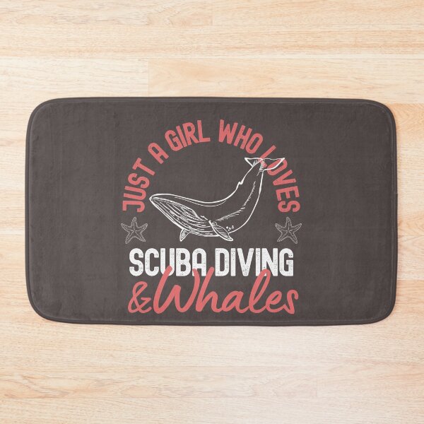 Item preview, Just A Girl Who Loves Scuba Diving And Whales designed and sold by StudioAquaLumos.