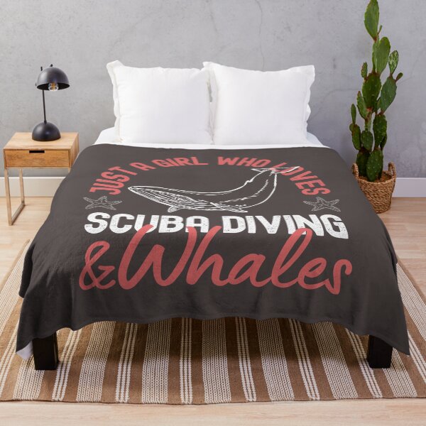 Item preview, Just A Girl Who Loves Scuba Diving And Whales designed and sold by StudioAquaLumos.
