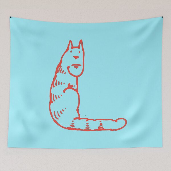 Item preview, Cat Initial Monogram L designed and sold by Rajeev  Singh.