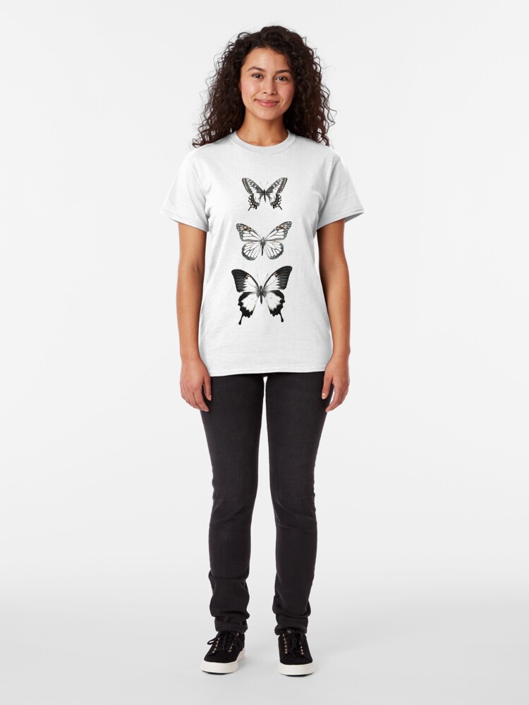 Alternate view of Butterflies // Align Classic T-Shirt