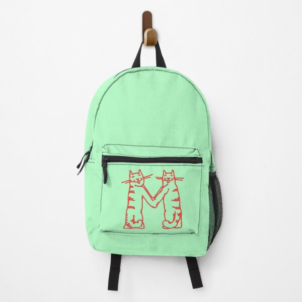 Item preview, Cat Initial Monogram M designed and sold by Rajeev Singh.