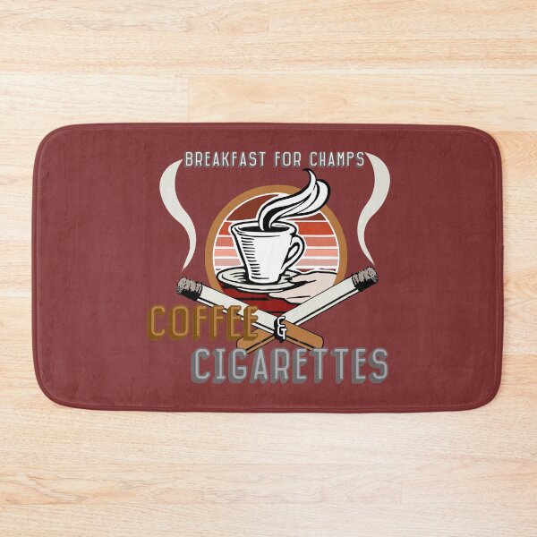 Item preview, Breakfast for champs coffee and cigarettes designed and sold by KryptoStonks.