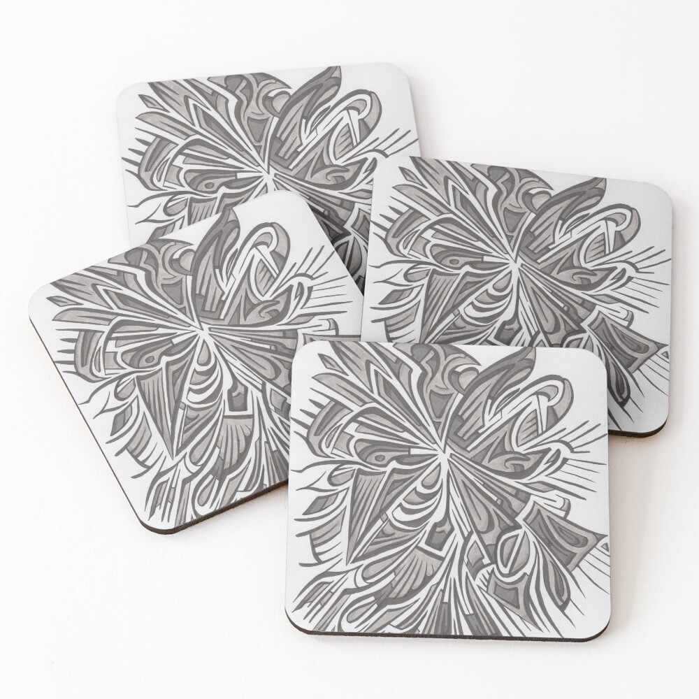 Item preview, Coasters (Set of 4) designed and sold by MathenaArt.