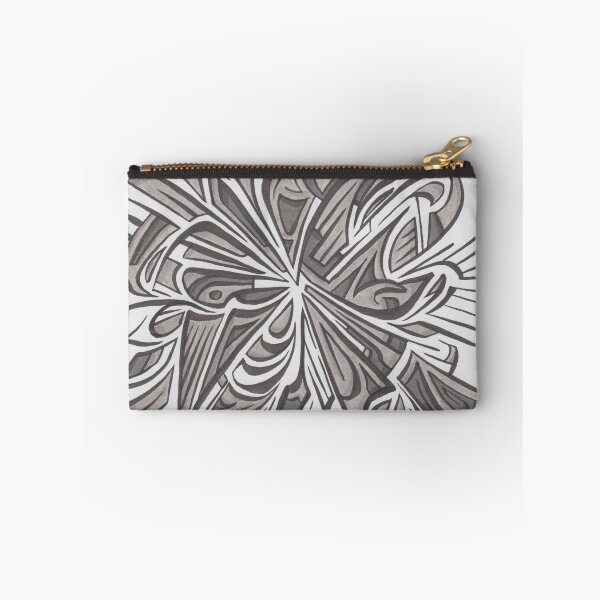 Item preview, Exploding Grey Abstract Design designed and sold by MathenaArt.
