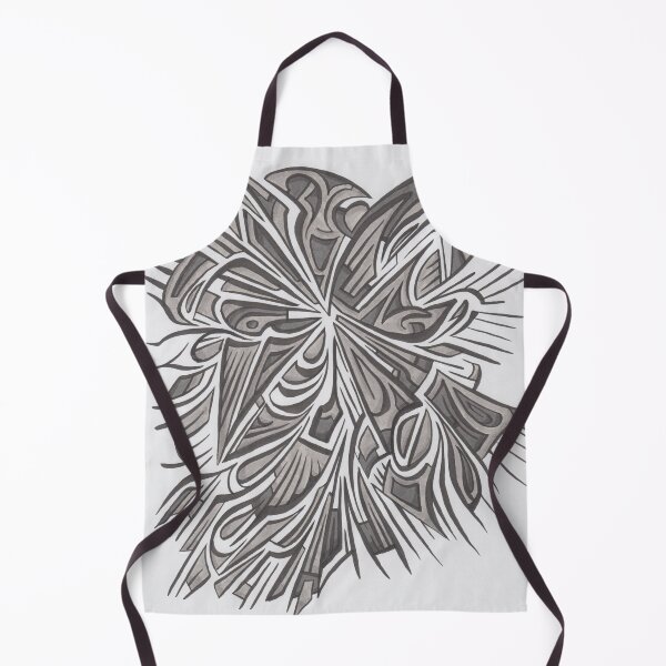 Item preview, Exploding Grey Abstract Design designed and sold by MathenaArt.