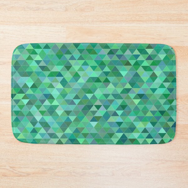 Item preview, Teal Triangle Green Mosaic Low Poly Shades designed and sold by LashCreations.