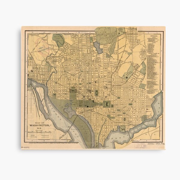 20x30 1893 Tacoma Washington Vintage Old Panoramic City Map