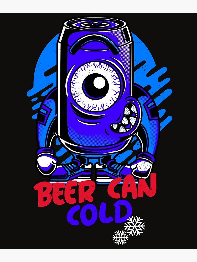 "HVAC BEER CAN COLD" Poster for Sale by HvacTechWear Redbubble