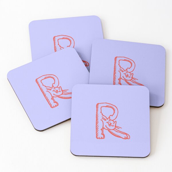 Item preview, Cat Initial Monogram R designed and sold by Rajeev  Singh.