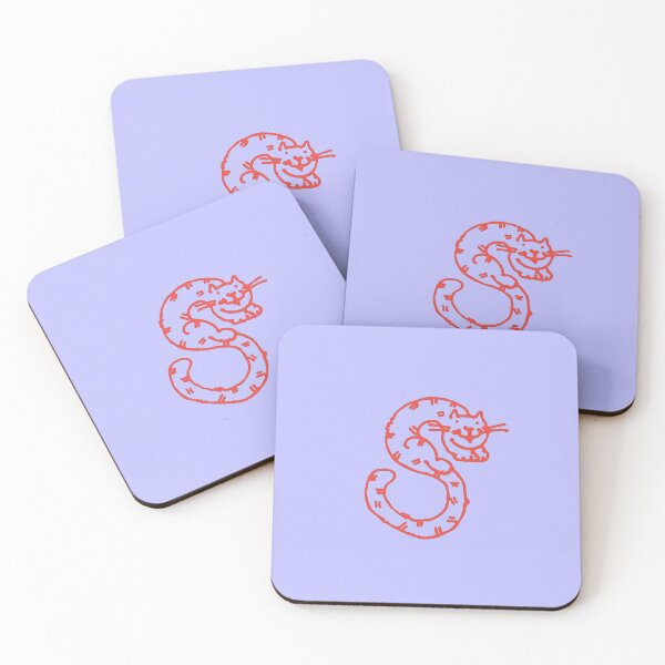 Item preview, Cat Initial Monogram S designed and sold by Rajeev  Singh.