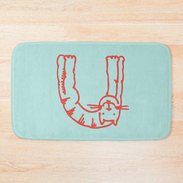 Item preview, Cat Initial Monogram U designed and sold by Rajeev  Singh.